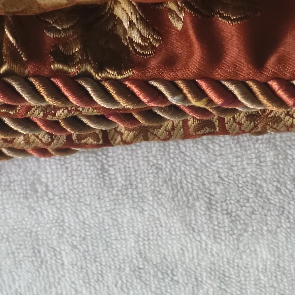 Waterford Linens Copper and Gold King Size Duvet And Shams Set